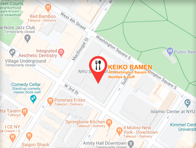 map location of Keiko Ramen
